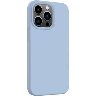 Silikoneetui til iPhone 15, himmelblå