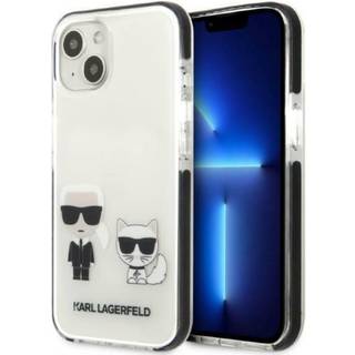 Karl Lagerfeld iPhone 13 mini hardcase hvid/hvid Karl&Choupette