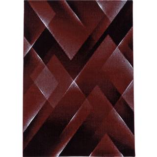 Costa Kortluvet tæppe Abstrakt - Rød - 160x230