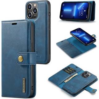 DG MING iPhone 15 Pro 2-i-1 Magnet Pungetui - Blå