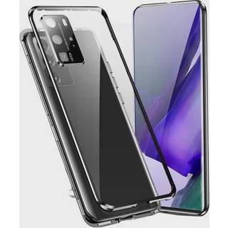 Magnetisk dobbeltsidet telefonetui i hærdet glas Sort Samsung Galaxy S23