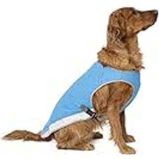 Canada Pooch Dog Cooling Vest - Fordampningskølingsvest til hunde med åndbart netmateriale og reflekterende foring Justerbar hundekølevest (32 (3
