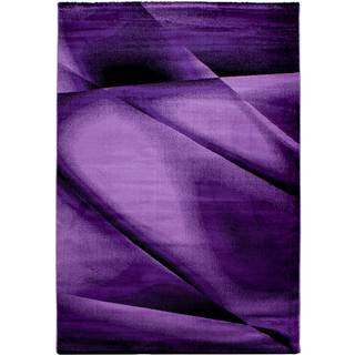 Miami Kortluvet tæppe Abstrakt - Lilla - 240x340