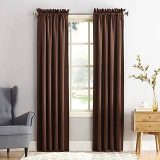 Sun Zero Barrow Energy Effict Rod Pocket Curtain Panel Pair