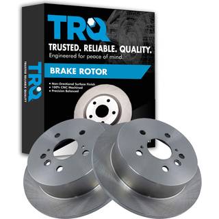 TRQ bageste bremseotorer indstiller solid kompatibel med 2004-2010 Toyota Sienna