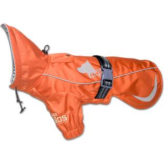Hund Helios 'Ice-Breaker' Exttenable Hooded Dog Coat W/ Heat Reflective Tech Medium Orange Orange