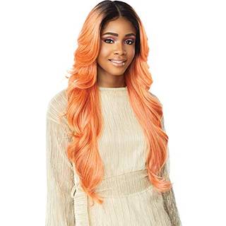 Sensationnel Butta Lace Front Parykker - Butta enhed 2 ekstra bred 5 tommer dyb del syntetisk paryk prplukket hrlinje HD blonder med Babyhair -