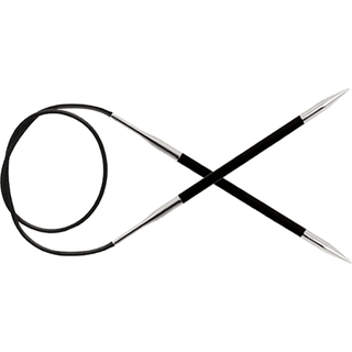 KnitPro Karbonz FASTE Rundpinde 40 cm (2-6.00mm) 4.50 mm Indhold:1 fast rundpind Materialer:Kulstof (carbon) og messing Type: Fast rundpind Størrelser: 2.00-6.00 mm.