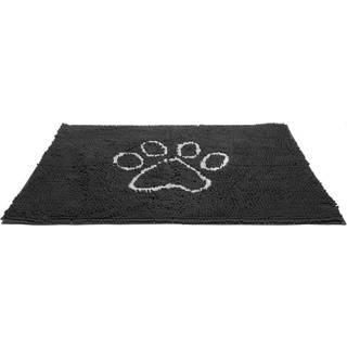 Dirty Dog Dørmåtte - Sort med pote, 50X80