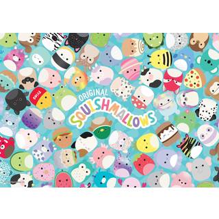 Buffalo Games - Squishmallows Friends - 300 store stykke puslespil til voksne, der udfordrer puslespil perfekt til spilaftener - 300 store stykke