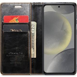 CaseMe Wallet 2-kort Samsung Galaxy S24 - Brun