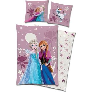 Frost junior sengetøj 100x140 cm - Anna og Elsa - 100% bomulds sengelinned - Frost