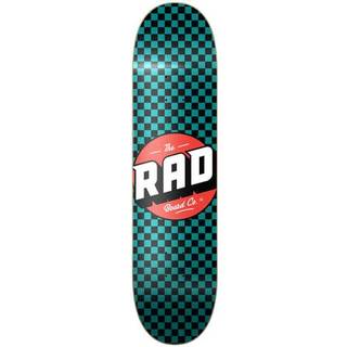RAD Checker Skateboard Deck (Sort/Teal)