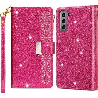 Starlight Series Samsung Galaxy S22+ 5G Pung Taske - Hot Pink