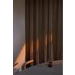 KIRA skræddersyet gennemsigtigt gardin - Brun