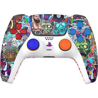 King PS5 trådløs kontroller (new stickerbomb)