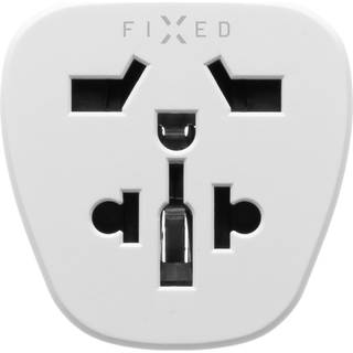Fixed - EU Rejse Adapter - Hvid