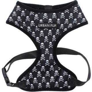 Urban Pup Harness - Skulls & Crossbones / M