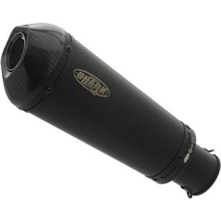 Shark Auspuff Dsx-7 Endelyddæmper Rustfrit Stål børstet med Carbon-endekappe