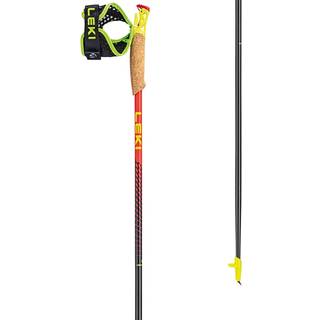 Leki Vertical K Trailrunnig-stokke størrelse 135 cm farve naturalcarbon / neon yellow