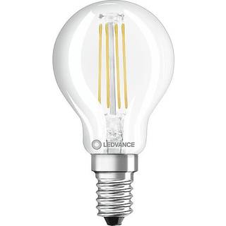Ledvance Classic LED E14 Pære filament klar 4.8W 470lm - 827 ekstra varm hvid | dæmpbar - erstatter 40W
