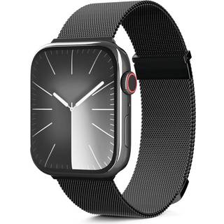 Apple Watch (38/40/SE/41/42mm) Epico Milanese+ (Plus) Rem i Rustfri Stål - Space Gray