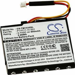 Batteri til GPS, Navigation TomTom VIA 135, VIA 1535, VIA 1515, Typ P11P17-14-S01 osv.