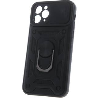 iPhone 11 Defender Håndværker Bagside Cover m. Magnetisk Kickstand & Cam Slider - Sort