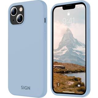SiGN Liquid Silicone Cover til iPhone 15 - Lyseblå