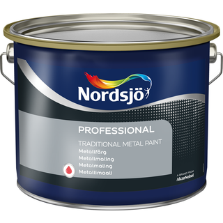 Nordsjö Professional Traditional Metal Paint Svart, 1 L