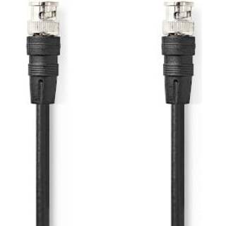 Nedis BNC Video Cable | Nickel Plated | 75 Ohm | 5.00 m | Round | PVC | Black
