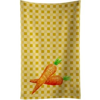 """"Carolines Treasures Guler?dder p? Basketweave Dekoreret viskestykke 25Hx15W Multicolor""""