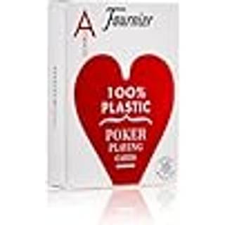 Fournier 2508 100% Plastic Poker, Rød