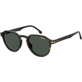 Carrera Unisex CARRERA 314/S 086/QT Solbriller Acetat Havana Grøn Rund Normal