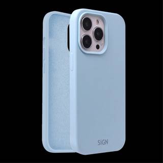 SiGN Liquid Silicone Cover til iPhone 15 Pro - Lyseblå