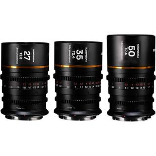 Laowa NanomorphS35 Prime - LensBundle - L Mount - Amber - (27 - 35 - 50mm)