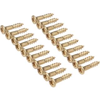 Arvid Nielsson Arvid Træskrue messing PZ LH 3,5x25, pk. á 20 stk