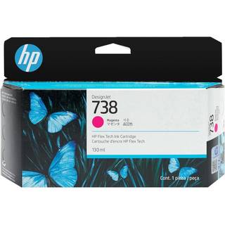 HP 738 / 498N6A - Magenta Ink - Blækpatron Magenta