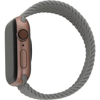 Apple Watch (38/40/SE/41/42mm) Elastisk Stof Rem - Str. S - Grå