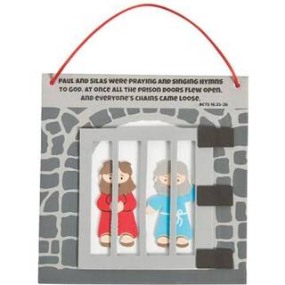 Sjov Express Paul & Silas i f?ngselsh?ndv?rkss?t - H?ndv?rk til b?rn og sjove hjemmeaktiviteter - VBS -feriebibelskoleartikler/indretning
