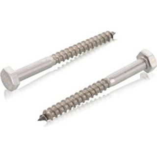 Schäfer & Peters 05714840 Franske skruer 8 mm, pakke med 100, T6S A4, DIN 571 8 x 40 mm
