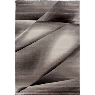 Miami Kortluvet Tæppeløber Abstrakt - Brun - 80x300 (Løber)