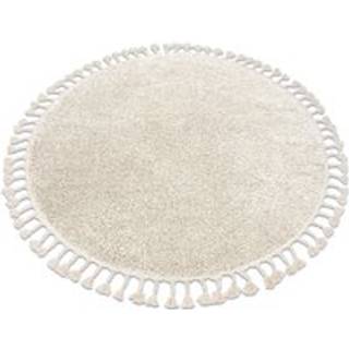 Tæppe BERBER 9000 hjul fløde kvaster berberi Marokkansk shaggy cirkel 120 cm