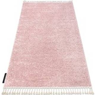 Tæppe BERBER 9000 lyserød kvaster berberi Marokkansk shaggy 160x220 cm