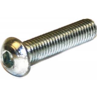 Buttonhead skrue - fuldgevind - M5 [ISO 7380-1] - El-galvaniseret