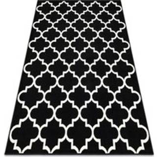 Tæppe BCF Morad TRELIS Marokkansk kløver - sort 120x170 cm