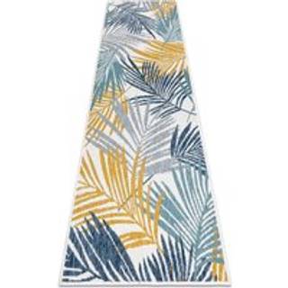 Tæppe, løber SISAL COOPER Blade 22258 ecru / mørkeblå 70x250 cm