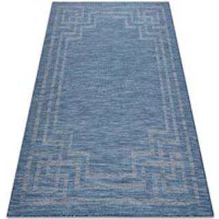 Sisaltæppe SISAL fladvævet PATIO græsk 3071 marine blå / beige 155x220 cm
