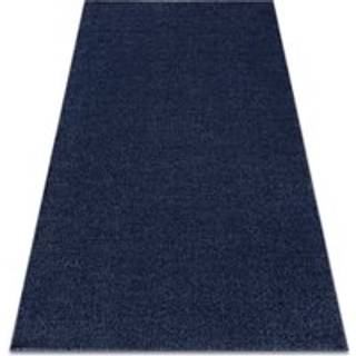 Tæppe SOFTY Enkelt, enfarvet mørk blå 80x150 cm