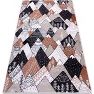 Tæppe SJOV Tops til børn, bjerge, tinder creme 80x150 cm